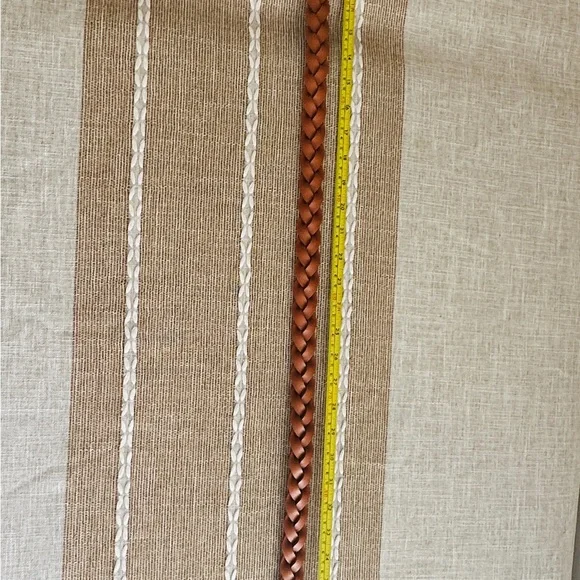 LOFT Brown Braided Belt - Picture 6 of 7